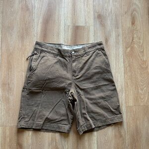 Columbia Brown Men's Flat-Front Outdoor Shorts